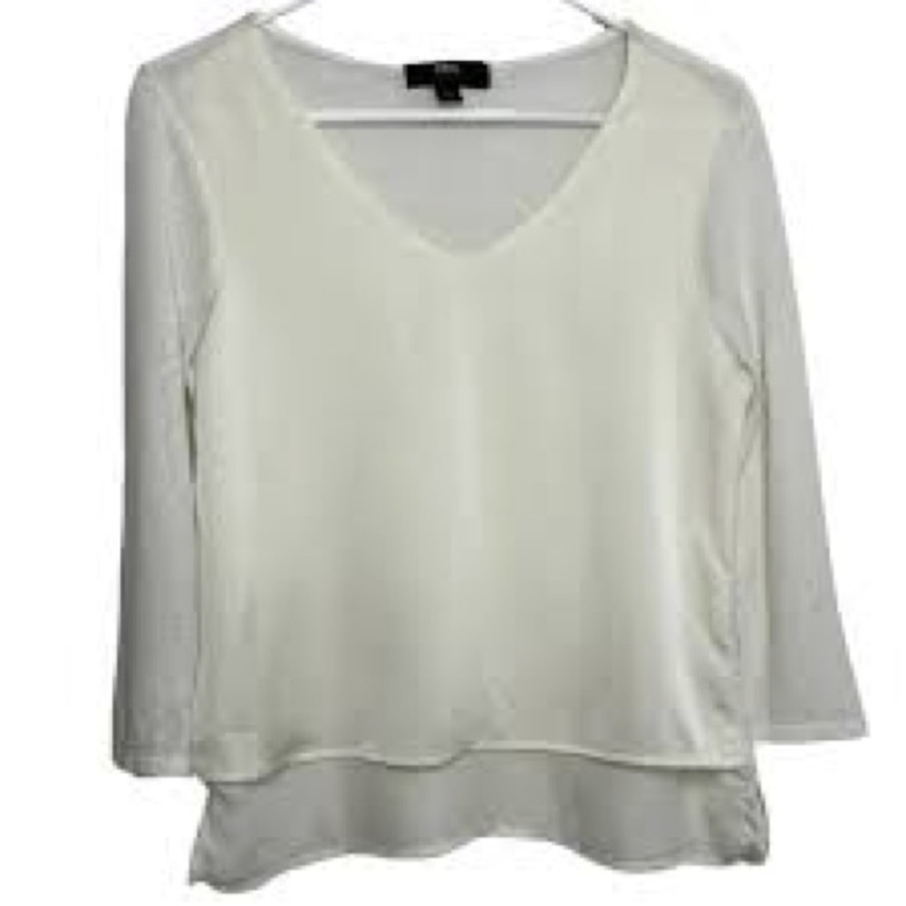 ABS Allen Schwartz ivory blouse - size X-LARGE